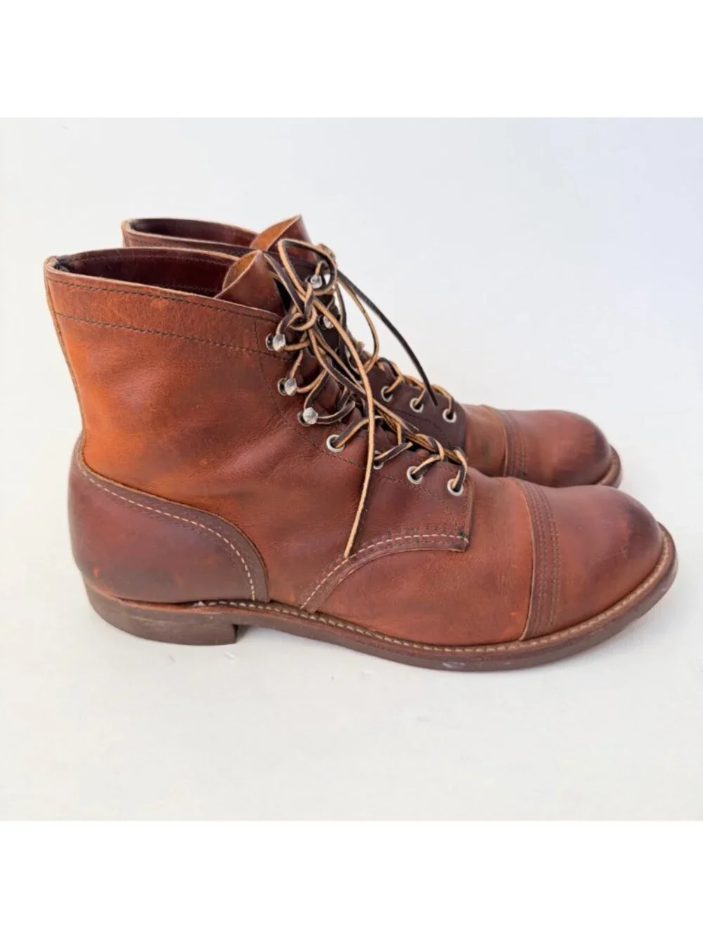 Red Wing Iron Ranger 8085 Boots Copper Rough & Tough Leather USA Men’s Size 13